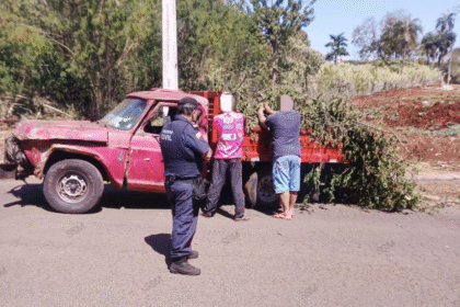 Guarda Civil de Maringá flagra descarte irregular no Jardim Império do Sol