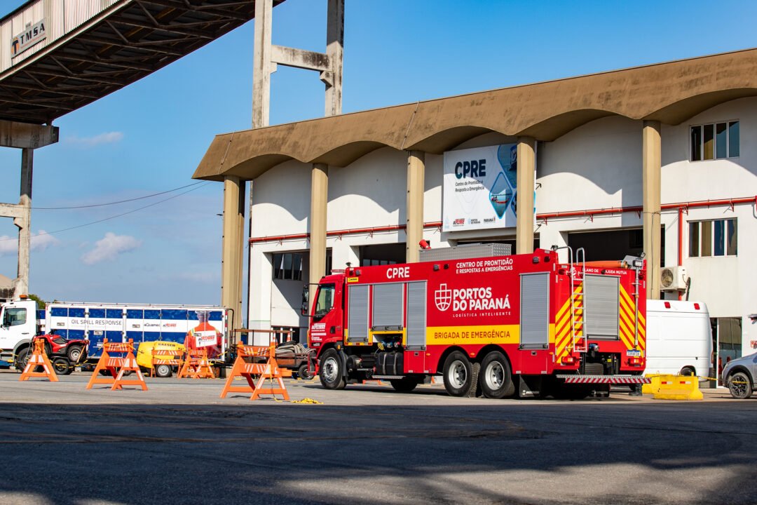 Portos do Paraná investe R$ 27 milhões em alta tecnologia para atendimento a emergências