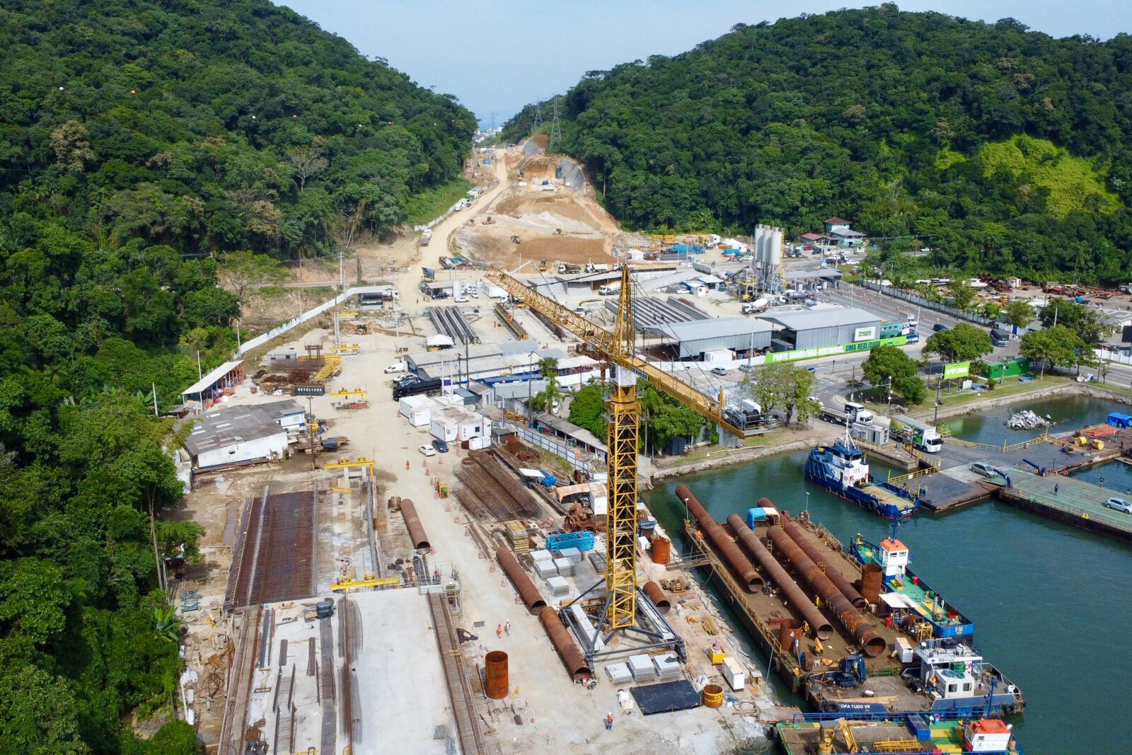 Obras da Ponte de Guaratuba Avançam com 55,7% de Execução no Litoral do Paraná