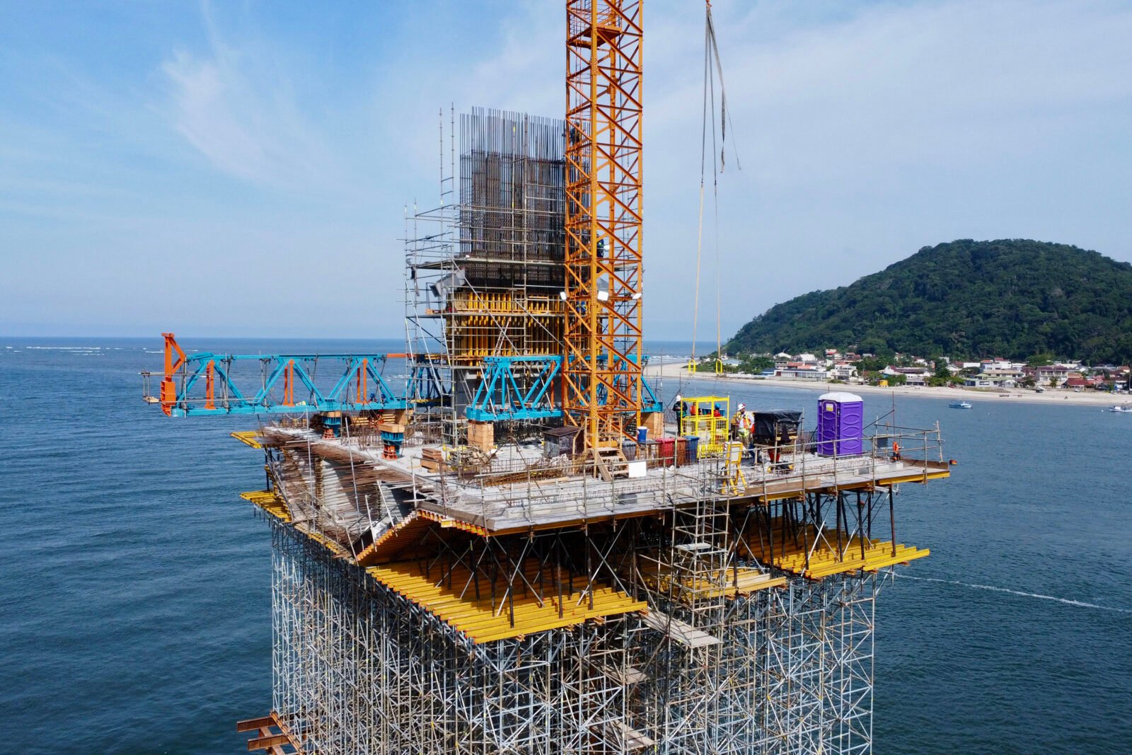 Obras da Ponte de Guaratuba Avançam com 55,7% de Execução no Litoral do Paraná