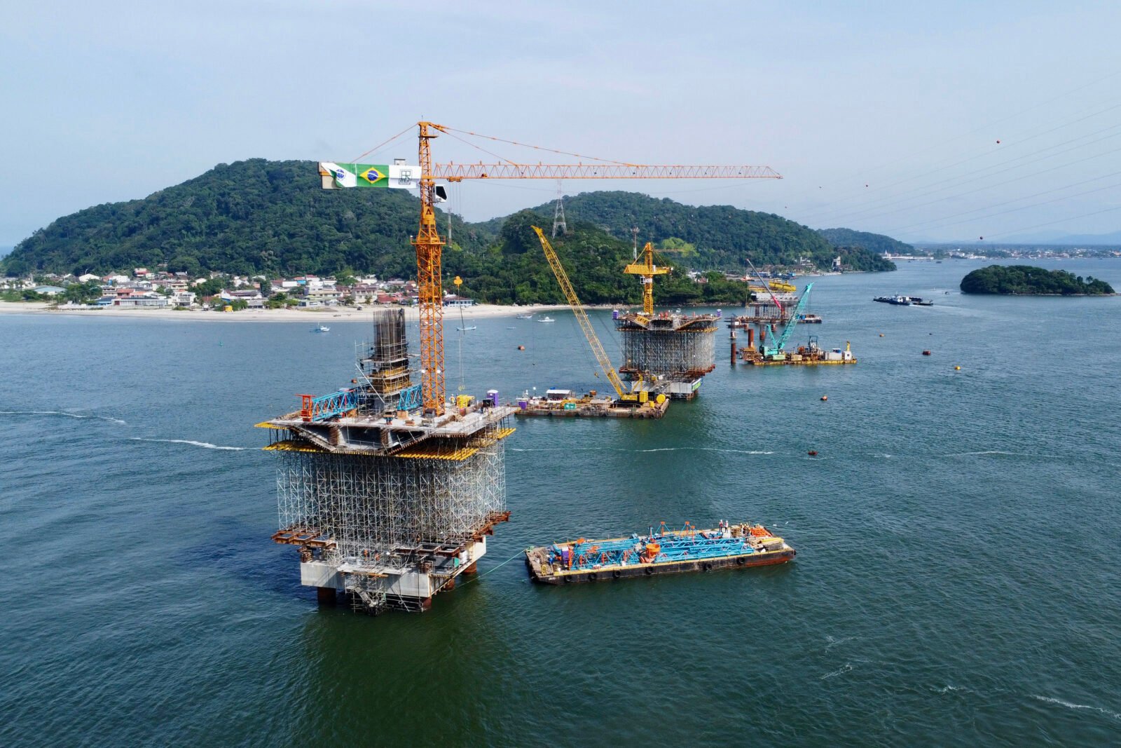 Obras da Ponte de Guaratuba Avançam com 55,7% de Execução no Litoral do Paraná