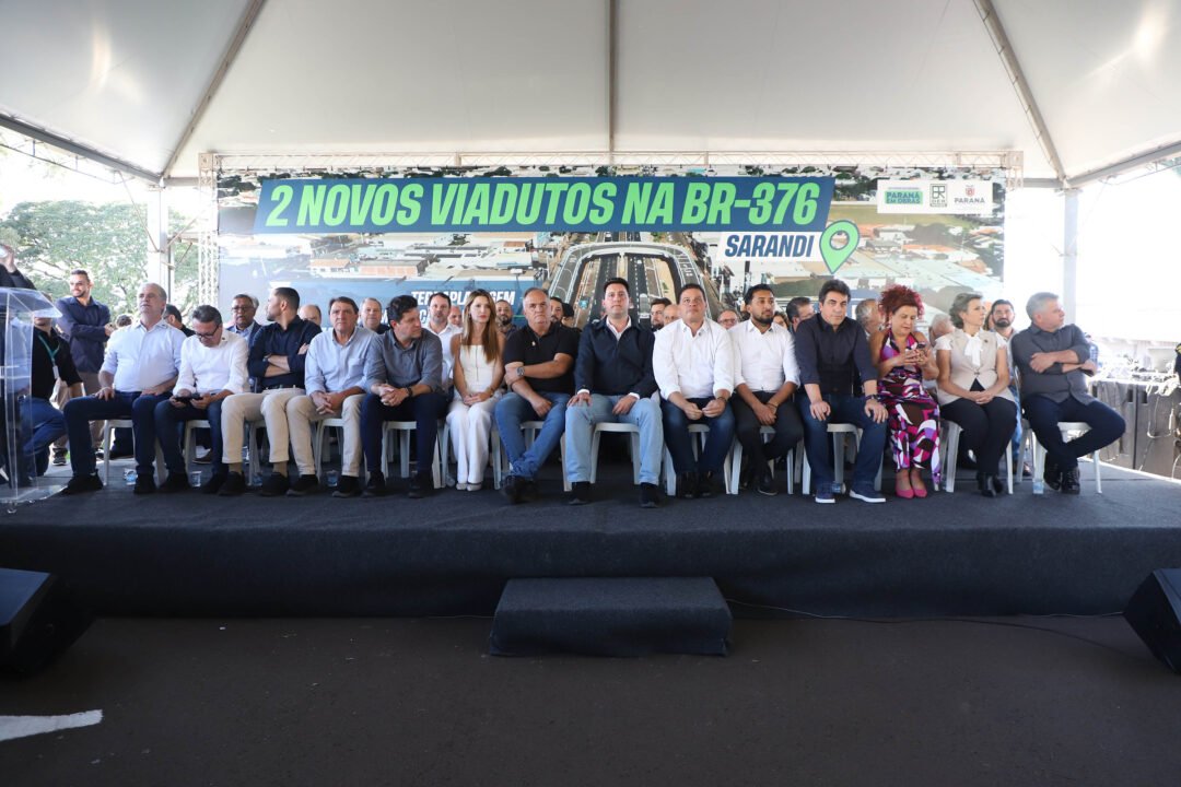 Governo do Estado inaugura viadutos em Sarandi que vão conectar a cidade e aliviar o trânsito na divisa com Maringá 3 Governo do Estado inaugura viadutos em Sarandi que vão conectar a cidade e aliviar o trânsito na divisa com Maringá