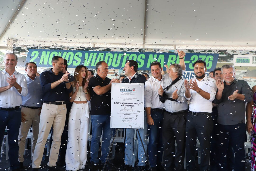 Governo do Estado inaugura viadutos em Sarandi que vão conectar a cidade e aliviar o trânsito na divisa com Maringá 5 Governo do Estado inaugura viadutos em Sarandi que vão conectar a cidade e aliviar o trânsito na divisa com Maringá
