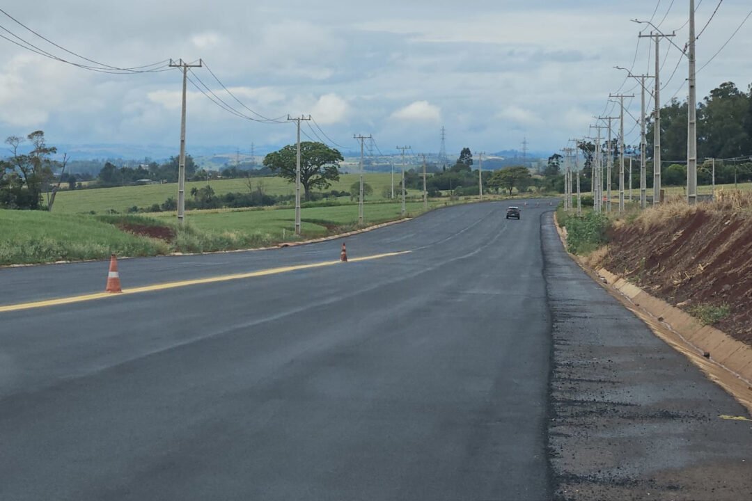 Com aporte do Estado, duplicação da rodovia de acesso a Ivaiporã está quase concluída