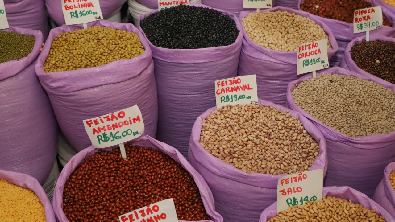 Produção de feijão