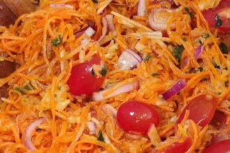 Salada Refrescante de Cenoura e Maçã