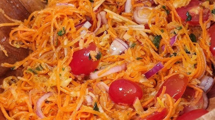 Salada Refrescante de Cenoura e Maçã