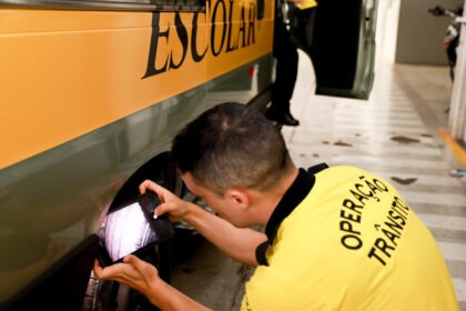 vistoria semestral de veículos do transporte escolar