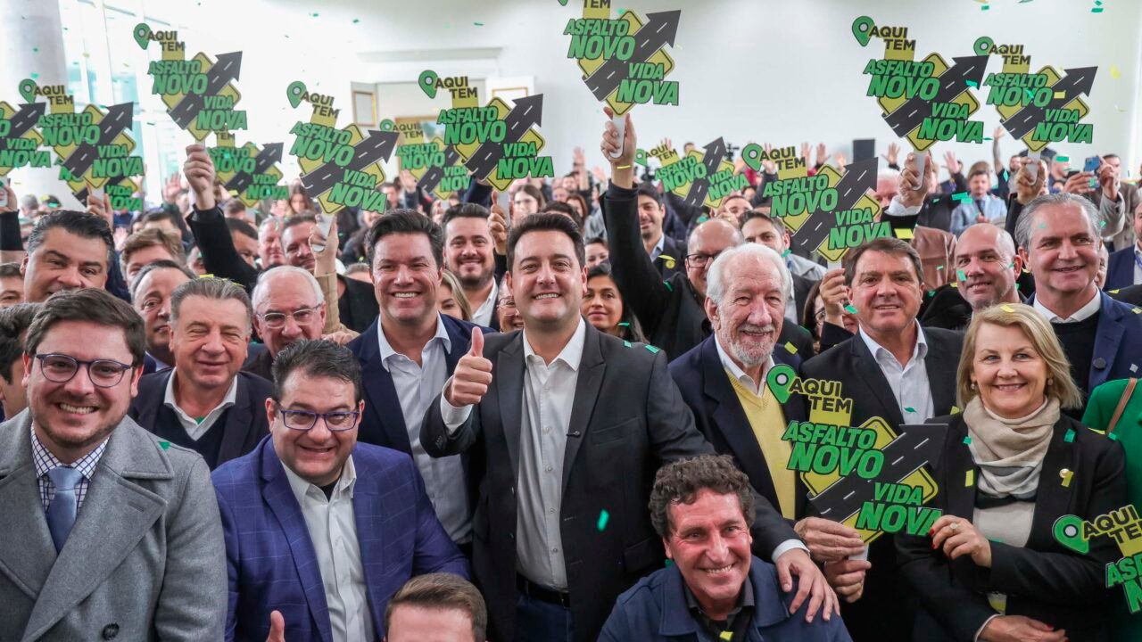 Paraná amplia programa Asfalto Novo, Vida Nova e investe R$ 580 milhões na pavimentação urbana