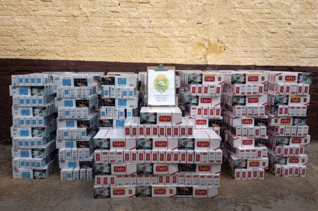 Polícia Militar apreende armas, uma tonelada de maconha e cigarros em ações no Interior do Estado